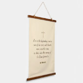 MATTHEW 24:27 “Want zoals de bliksem komt…” Hangend Wandkleed (Gebogen)