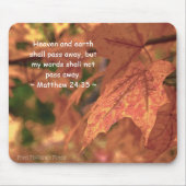 Matthew 24:35 muismat (Voorkant)