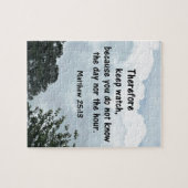 Matthew 25:13 Let dus op, want jij Legpuzzel (Horizontaal)