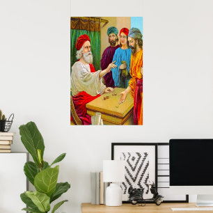 Matthew 25:14-30 Parable of the Talents poster
