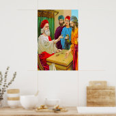 Matthew 25:14-30 Parable of the Talents poster (Keuken)