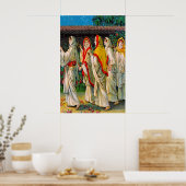 Matthew 25:1-13 The Foolish and Wise Virgins Poster (Keuken)