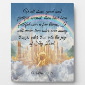 Matthew 25:21 fotoplaat (Voorkant)