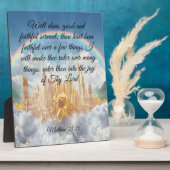 Matthew 25:21 fotoplaat (Zijkant)