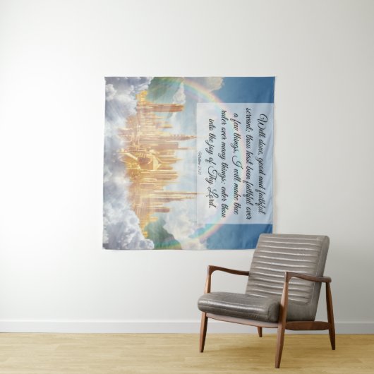 Matthew 25:21 wandkleed (In Situ (horizontaal))