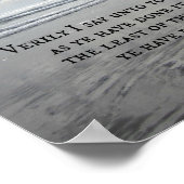 Matthew 25:40 Verily zeg ik tegen je Poster (Hoek)