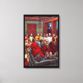 Matthew 26:17-25 het laatste Passover Canvas Afdruk (Voorkant)