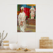 Matthew 27:11-26 Pilatus vraagt Jezus poster (Keuken)