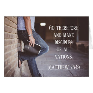 Matthew 28:19-20 Maak een kaartje voor disciples