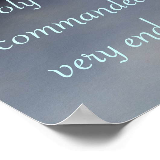 Matthew 28:19-20 Poster (Hoek)