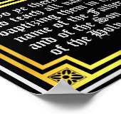 Matthew 28 19 Illuminated New Testament Quote Poster (Hoek)