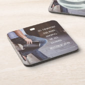 Matthew 28:19. Maak een onderscheid tussen alle na Bier Onderzetter (Linkerzijde)