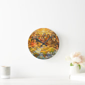 Matthew 28:19 Stained‑Glass Discipleship Clock Ronde Klok (Huis)