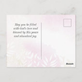 Matthew 28:20 ben ik altijd bij jou briefkaart (Achterkant)