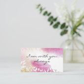 Matthew 28:20 ben ik altijd bij jou visitekaartje (Staand voorkant)