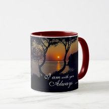 Matthew 28:20 ben ik bij jou altijd Golden Sunset