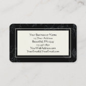 Matthew 28:20 ben ik bij jou altijd roze Floral. Visitekaartje (Achterkant)