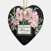 Matthew 28:20 Ik ben altijd bij jou. Keramisch Ornament (Links)