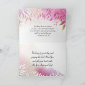 Matthew 28:20 Jezus's woorden, ik ben altijd bij j Kaart (Binnen)