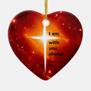 Matthew 28:20 keramisch ornament