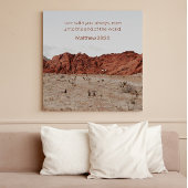 Matthew 28:20 KJV Wall Art –Scripture Poster