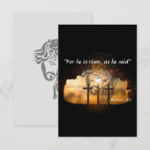 Matthew 28:6 bedankkaart (Voorkant / Achterkant)