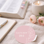Matthew 28:6 Pasen sticker – Opstanding & Hoop