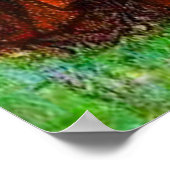 Matthew 28:8-10 De vrouwen zien Jezus Alive poster (Hoek)