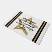 Matthew 2:10 kerstbijbel Verse Doormat Deurmat (Schuin)