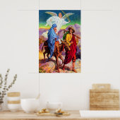 Matthew 2:13-18 Vlucht naar het poster Egypte (Keuken)