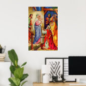 Matthew 2:1-12 Wise Mannen Reis naar Jezus Poster (Thuiskantoor)