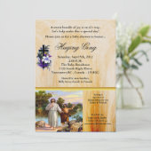 Matthew 3:13-17 Jezus is gepantseerd Kaart (Staand voorkant)