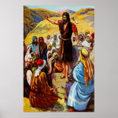 Matthew 3:7 12 John Preaches to the People Poster (Voorkant)
