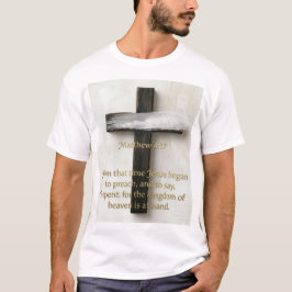 Matthew 4:17 – Bekeer je Kruis T-shirt