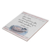 Matthew 4:19 Jezus zei: "Kom me volgen" Bijbel Tegeltje (Zijkant)