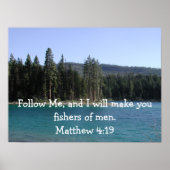 Matthew 4:19 poster (Voorkant)