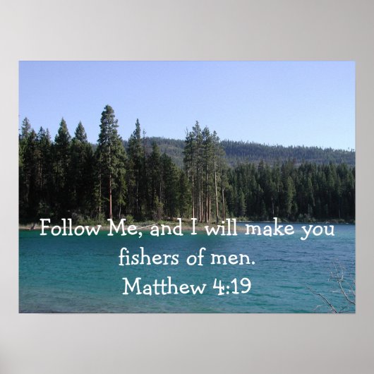 Matthew 4:19 poster (Voorkant)