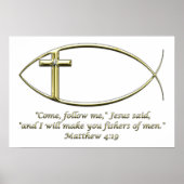 Matthew 4:19 poster (Voorkant)