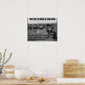 Matthew 4:19 Vereenvoudigde Cowboy versie Poster (Keuken)