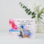 Matthew 4:19 Vissers van de Kaart van de Bijbel Ve (Staand voorkant)