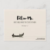 Matthew 4:19 - Vissers van Mannen Briefkaart (Voorkant)