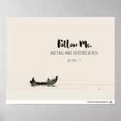 Matthew 4:19 - Vissers van Mannen Poster (Voorkant)