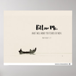 Matthew 4:19 - Vissers van Mannen Poster