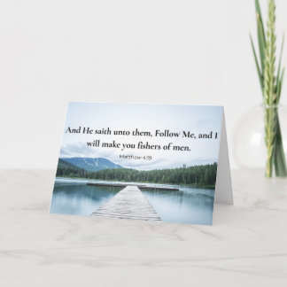 Matthew 4:19 Volg Mij Bijbelvers Kaart