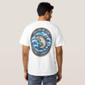 Matthew 4:19 Volg Mij Discipelschap T-shirt (Achterkant volledig)