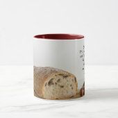 Matthew 4:4 Man leeft niet alleen van brood Mok (Midden)