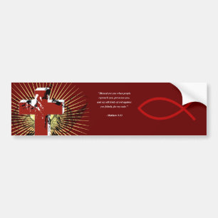 MATTHEW 5:11 Bijbelversie Bumpersticker