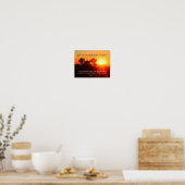 Matthew 5 14-16 Jij bent het Licht van de Wereld Poster (Keuken)