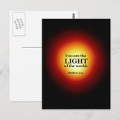 Matthew 5:14 briefkaart (Voorkant / Achterkant)