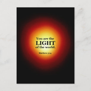Matthew 5:14 briefkaart
